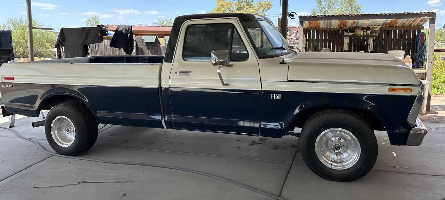 1974 Ford F-150 after detailing